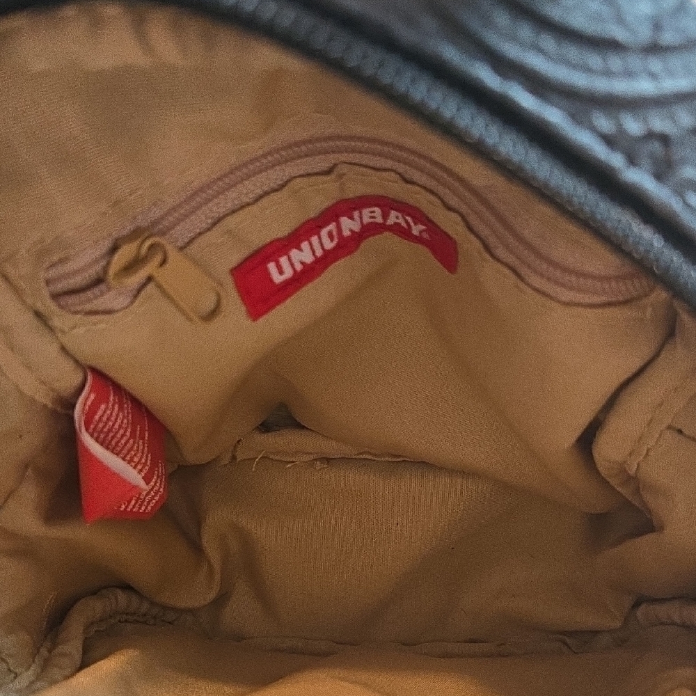 UNIONBAY Embossed Black Mini Backpack - Picture 4 of 5